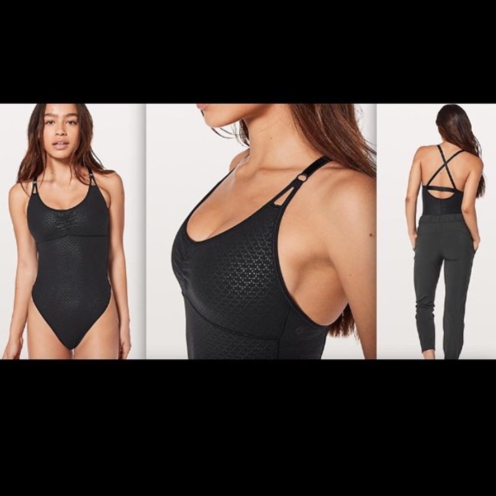 Lululemon The Easy Bodysuit Black NWT size 10